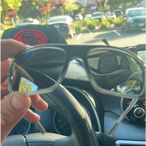 Maui Jim’s Byron bay are tortoiseshell blue with a gray inner lenses are silver